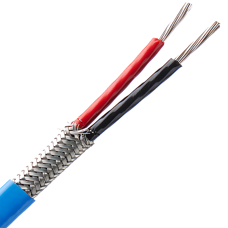 Single-core flat PFA thermocouple wire
